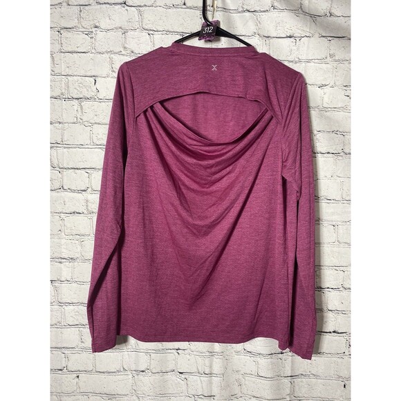 Xersion Women’s Long Sleeve Anti-odor Workout Top. Size L - Picture 2 of 3